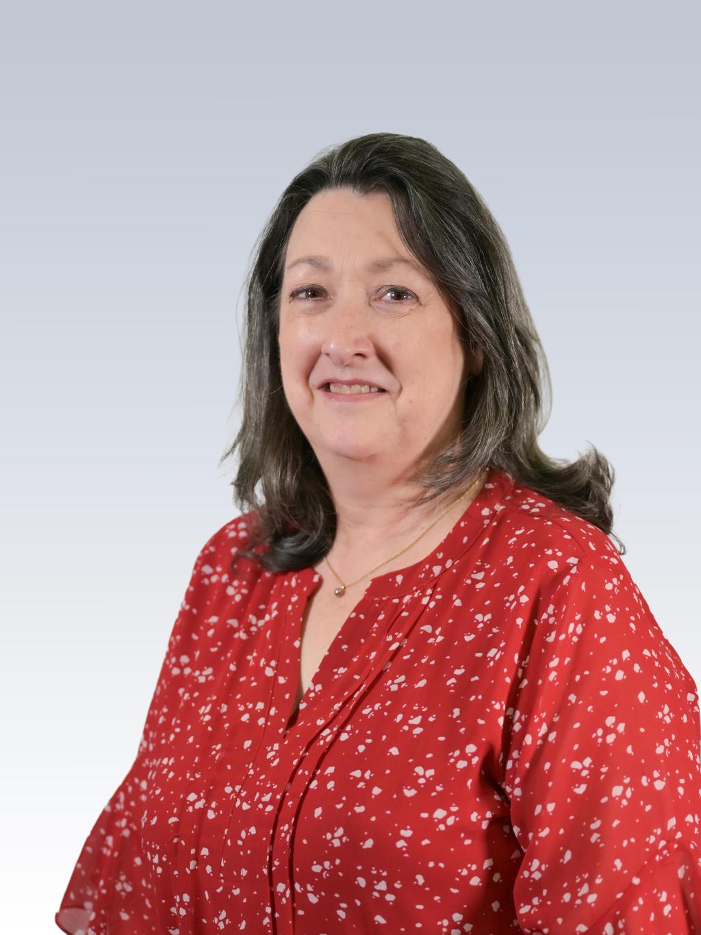 Picture of a female with a transparent backdrop.